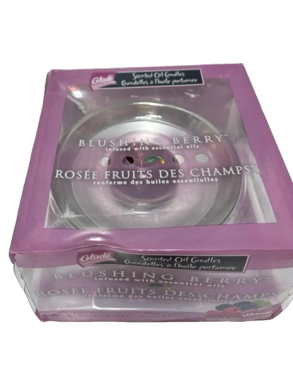 Glade Scented Oil Candle Blushing Berry Including 2 Refills -Discontinued!